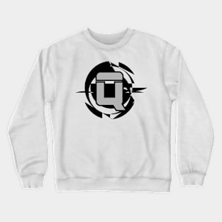 Futuristic Modern Letter Q Crewneck Sweatshirt